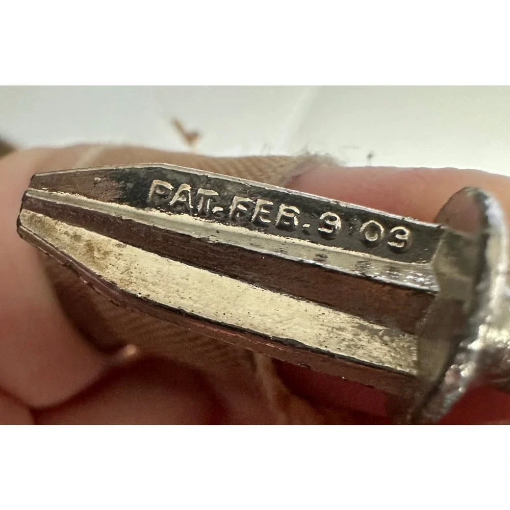 Vintage Corn Cob Holders Set of 6 Patented Silver Metal Skewers Picks 3 pair
